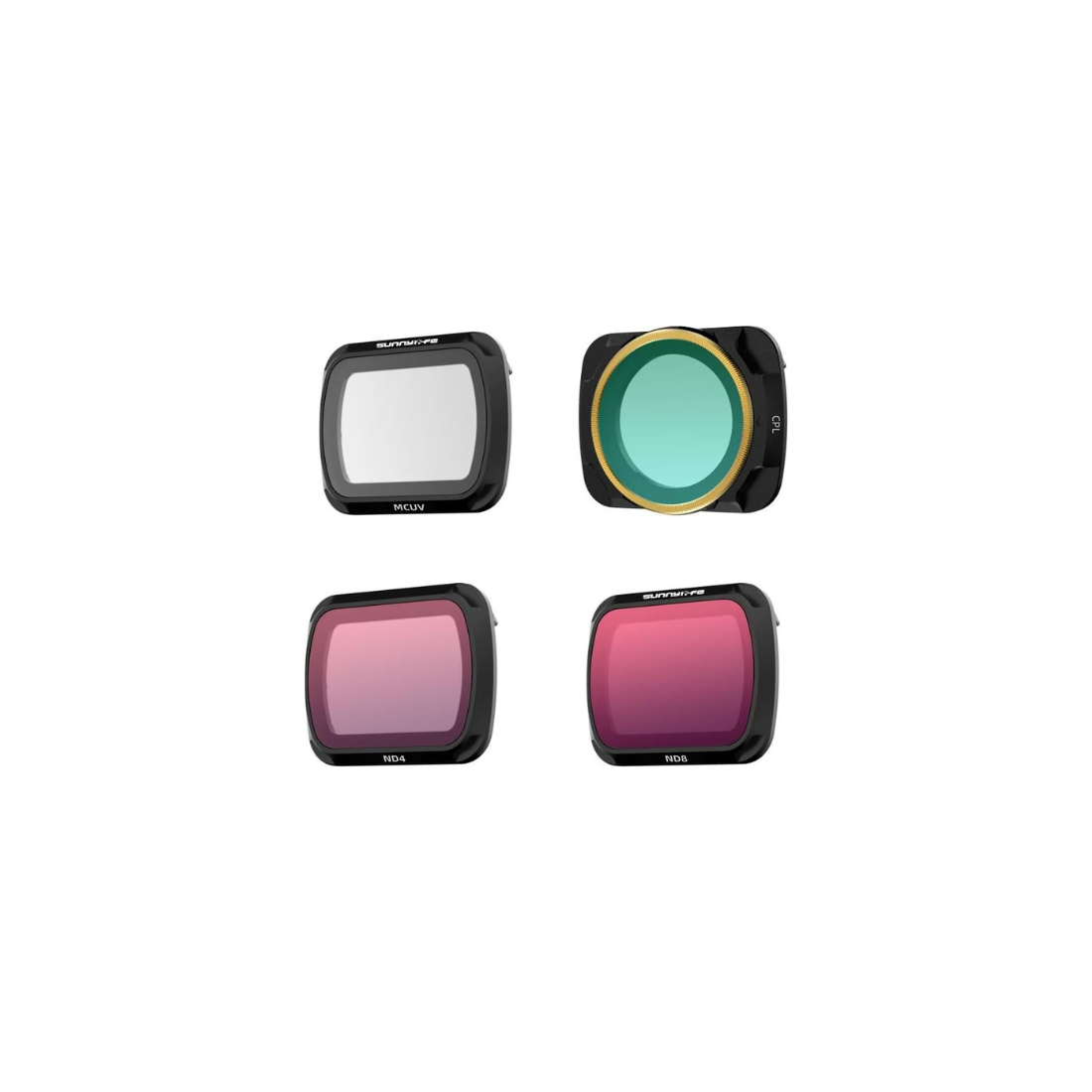 DJI Mavic air 2 - Filtri Sunnylife Kit Da 4 Mcuv - Cpl - Nd4 - Nd8