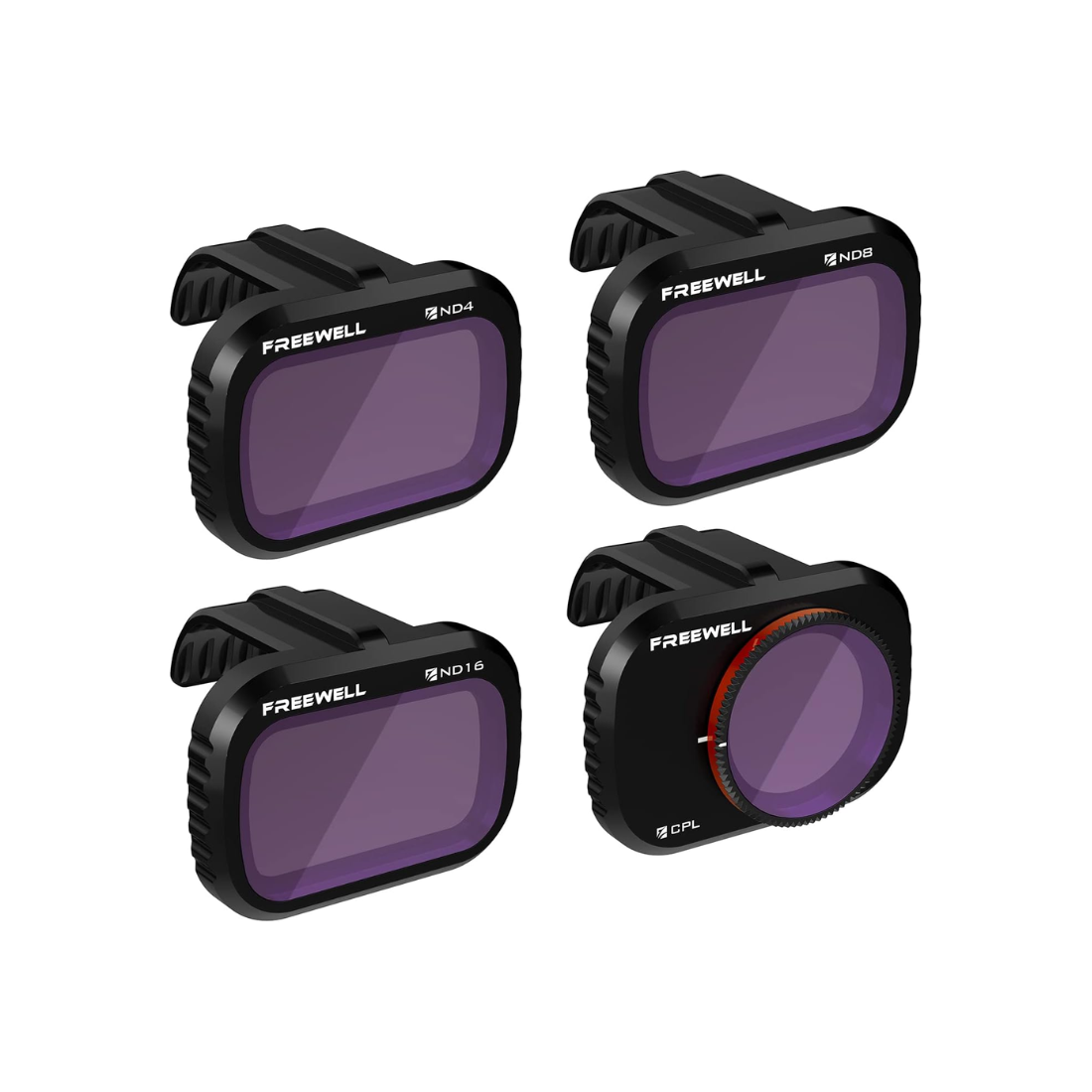DJI Mini 2 - Kit Filtri Freewell Ndpl4 - Ndpl8 - Ndpl16 - Ndpl32 - Ndpl64