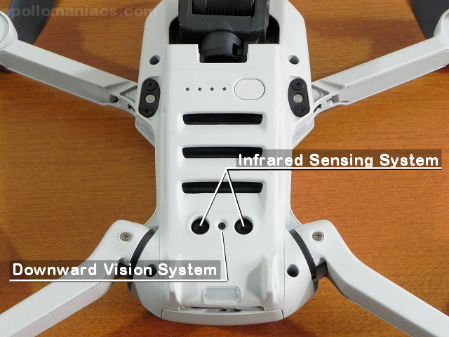 DJI Mini 2 - Sensori inferiori