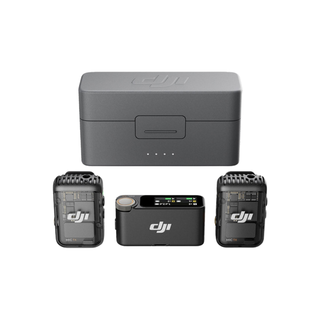 DJI Mic 2 (2 TX + 1 RX + Custodia di ricarica)