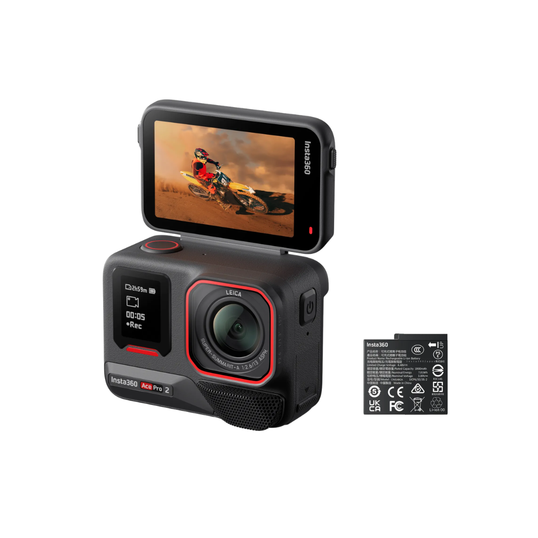 Insta360 Ace Pro 2 Batteria Singola