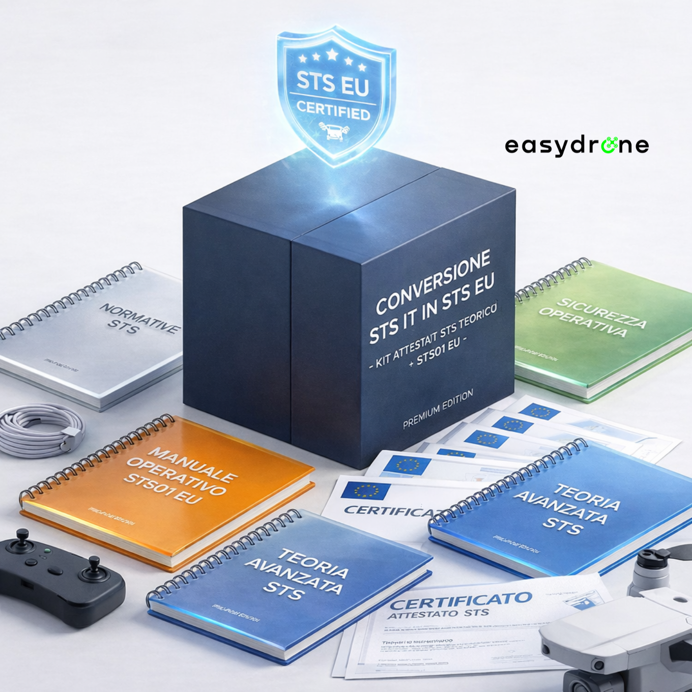Conversione STS IT in STS EU - Kit Attestati STS Teorico + STS01 EU