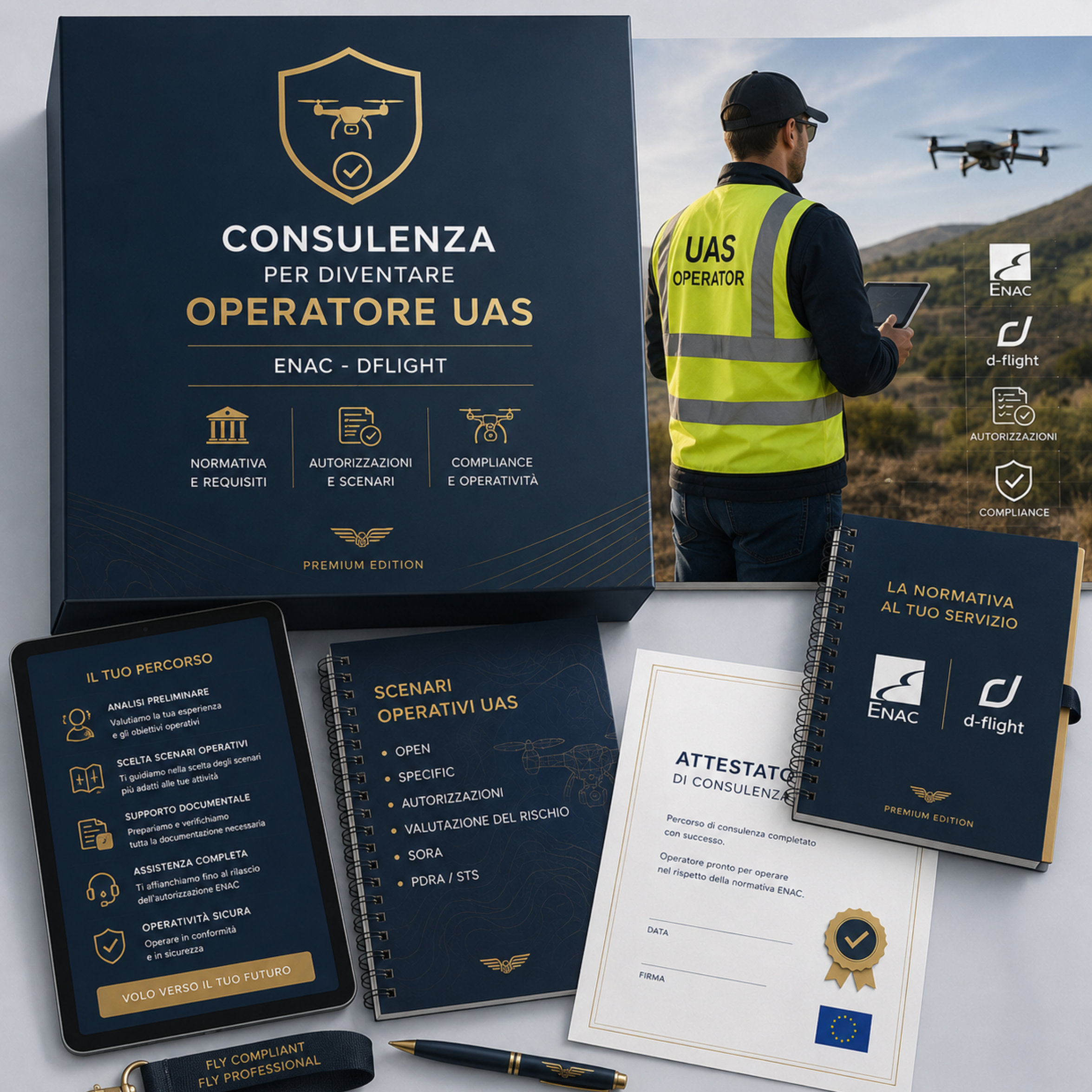 CONSULENZA PER DIVENTARE OPERATORE UAS - ENAC - DFLIGHT